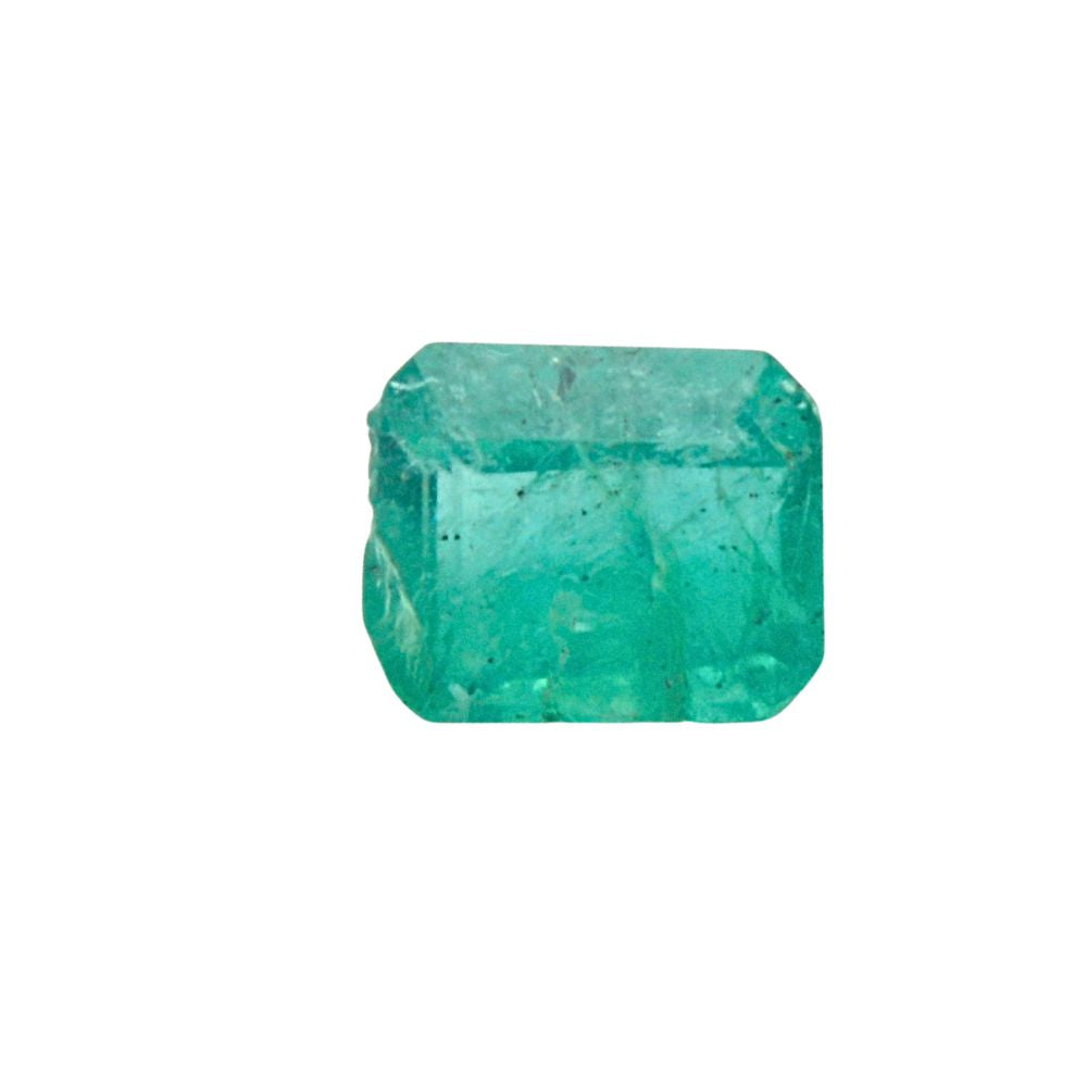 2.2 Carat 2.4 Ratti Certified Natural Zambian Emerald (Panna) Rectangle Shape Fine Quality Loose Gemstone at Wholesale Rates (Rs 900/carat)