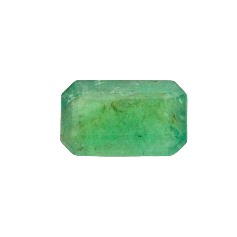 2.3 Carat 2.6 Ratti Certified Natural Zambian Emerald (Panna) Rectangle Shape Fine Quality Loose Gemstone at Wholesale Rates (Rs 900/carat)