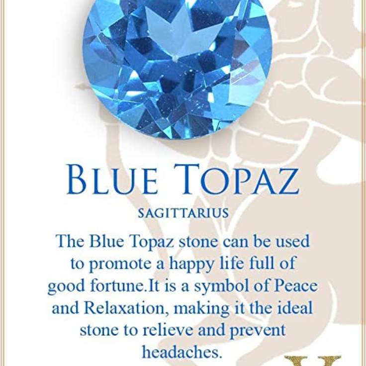 Blue topaz birth month discount