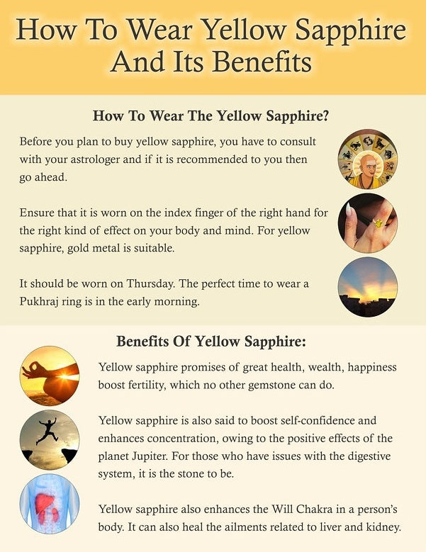 Ceylon Yellow Sapphire Pukhraj Fine Quality Loose Gemstone at Wholesale Rates (Rs 150/carat)