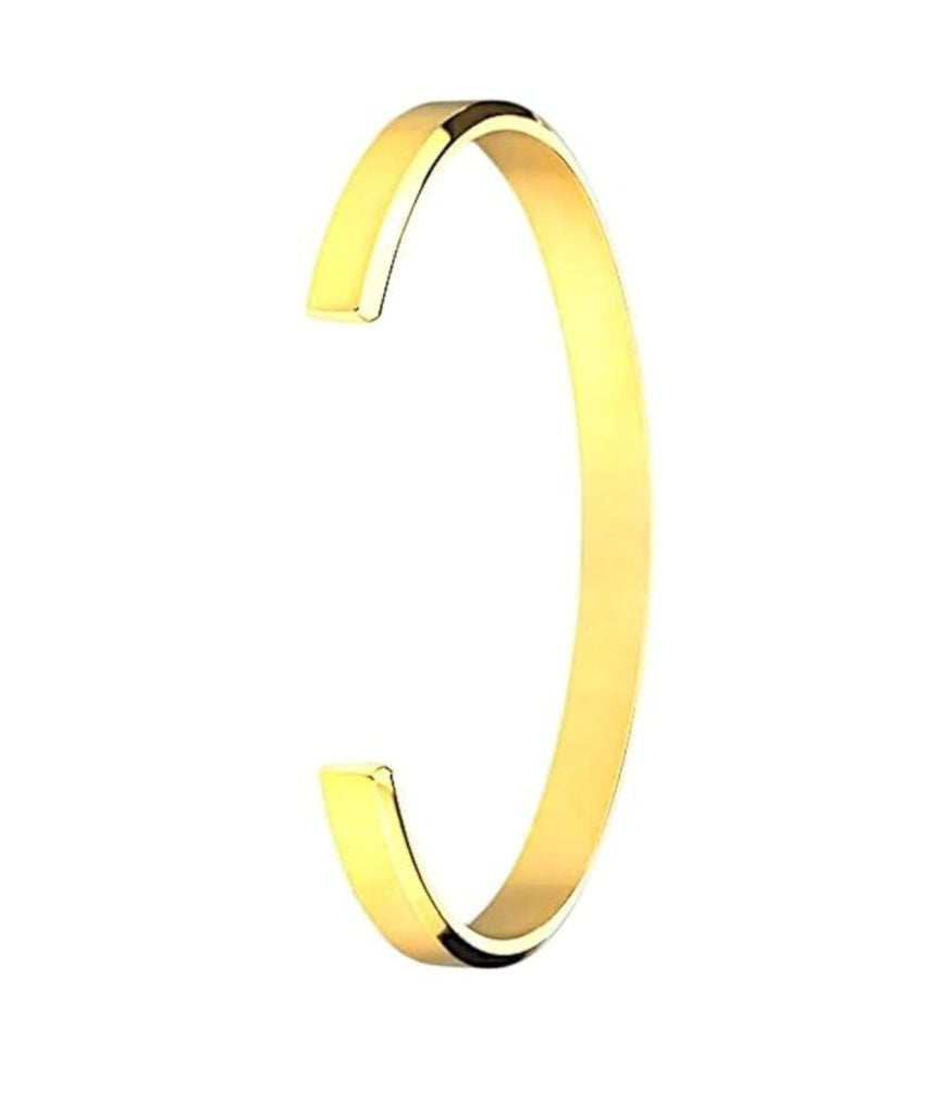 Fashion Golden Cuff Bracelet For Women Hand Accessories Open Kada Adjustable