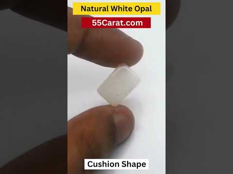 Natural White Opal Cushion Shape Fine Quality Loose Gemstone at Wholesale Rates (Rs 200/Carat)