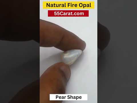 Natural Fire Opal Pear Shape Fine Quality Loose Gemstone at Wholesale Rates (Rs 1300/Carat)