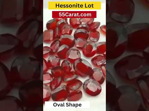 Natural Red Gomed Hessonite Fine Quality Loose Gemstone at Wholesale Rates (Rs 180/Carat)