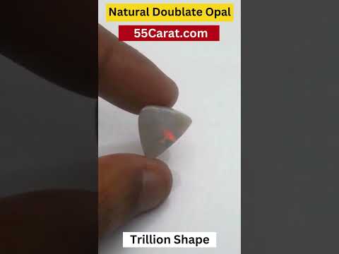 Natural Doublate Opal Trillion Shape Fine Quality Loose Gemstone at Wholesale Rates (Rs 300/Carat)