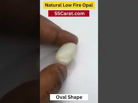 Natural Low Fire Opal Oval Shape Fine Quality Loose Gemstone at Wholesale Rates (Rs 700/Carat)