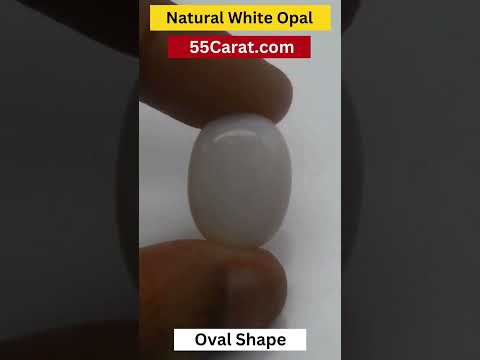 Natural White Opal Oval Shape Fine Quality Loose Gemstone at Wholesale Rates (Rs 200/Carat)