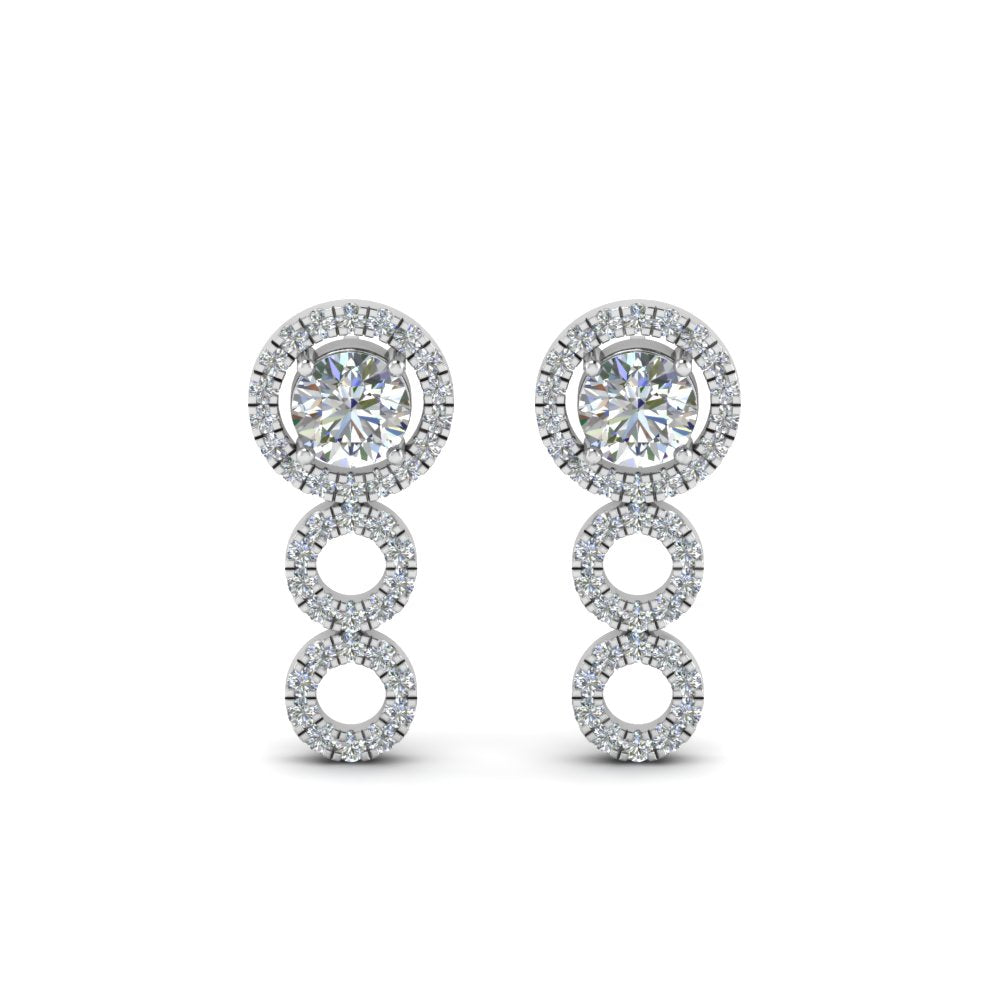 925 Sterling Silver Womens Fas Drop Earrings Bulk Rate 150/Gram Design-23