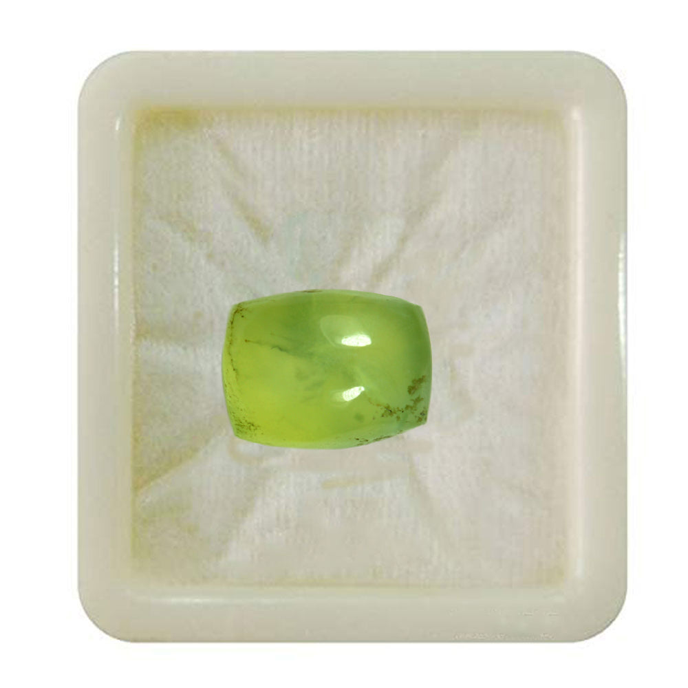 Natural Certified Prehnite Loose Gemstone 2.25 To 10.25 Ratti at Wholesale Rates (Rs 15/Carat)