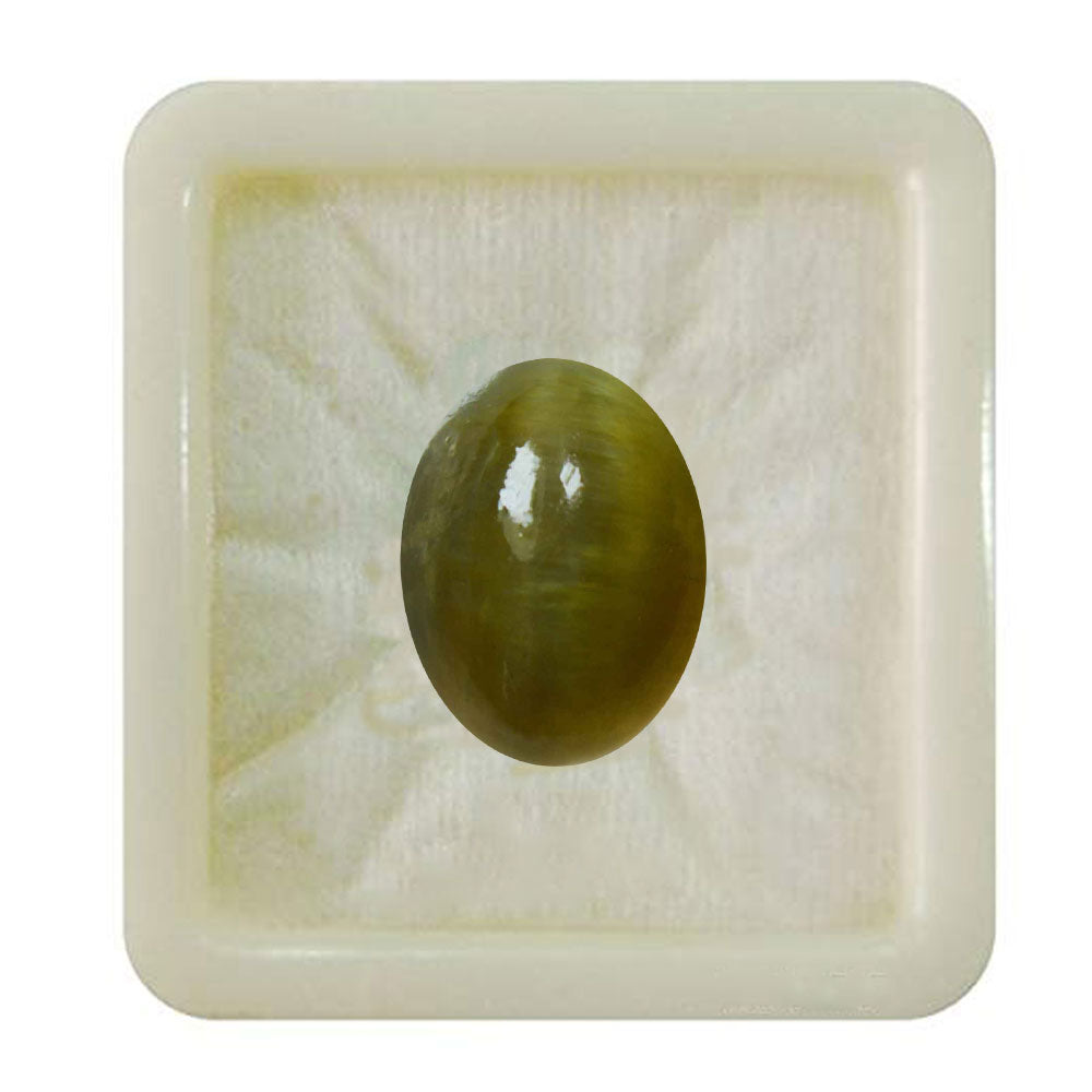 Natural Lehsuniya (Cats Eye) Loose Gemstone 2.25 To 10.25 Ratti Chakra Healing Birthstone mm Stone Art and Craft Supplies at Wholesale Rates