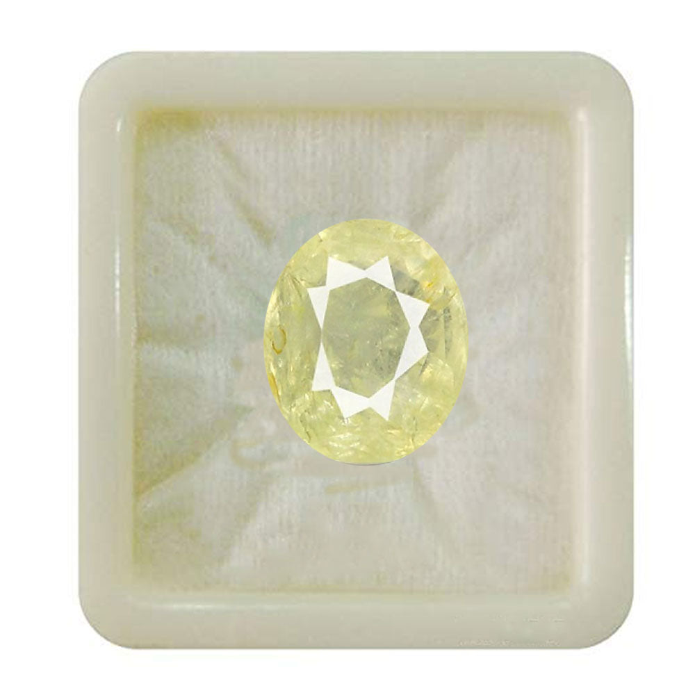 Ceylon Yellow Sapphire Pukhraj Fine Quality Loose Gemstone at Wholesale Rates (Rs 150/carat)