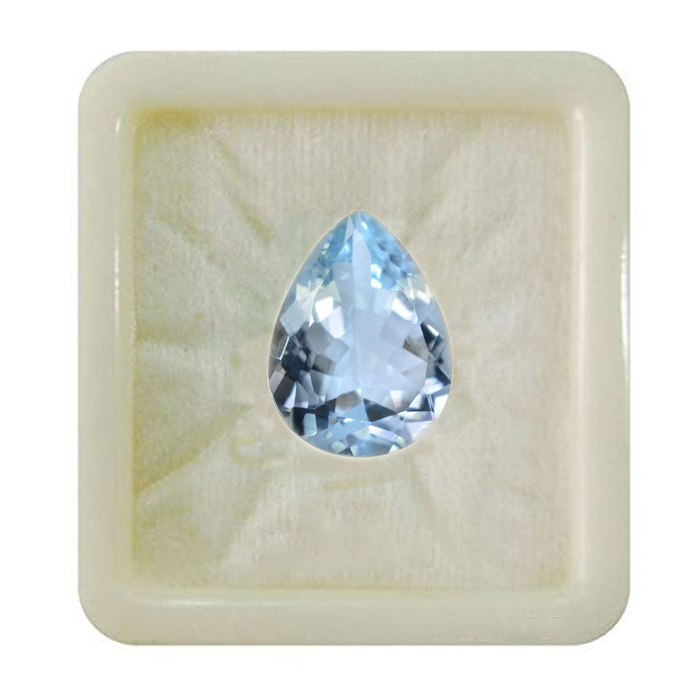 Natural Aquamarine Gemstone 2.25 To 10.25 Ratti Astrological Meen Rashi Upratan Guruwar at Wholesale Rates (Rs 80/Carat)