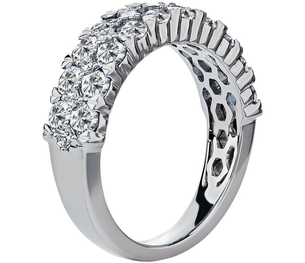 Sterling Silver Eternity Ring - .925 Silver, Choose Your Color - View #9