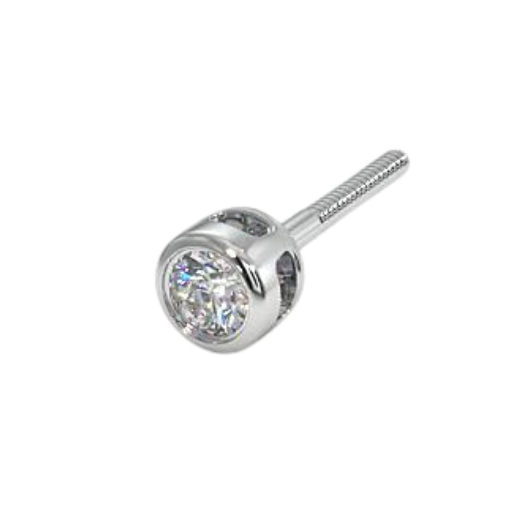Men's 925 Silver Stud Earrings at Bulk Rate Rs 150/Gram Design 5