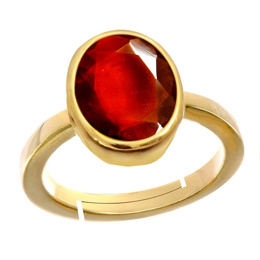 Charming Gold Plated Red Ruby Finger Ring Buy Online|Kollam Supreme