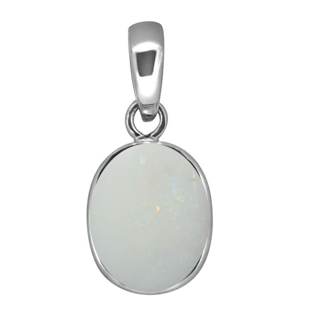 Choose Your Gemstone Silver Plated Simple Oval Shape Birthstone Pendant Handmade Chakra Healing Astrological Pendant For Mens & Womens