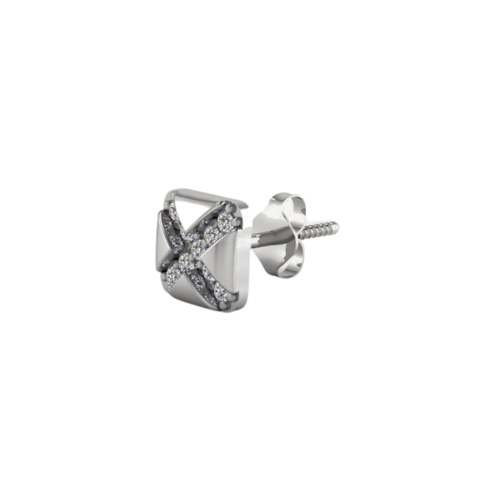 925 Sterling Silver Men's Earrings Bulk Rate 150/Gram Design-40