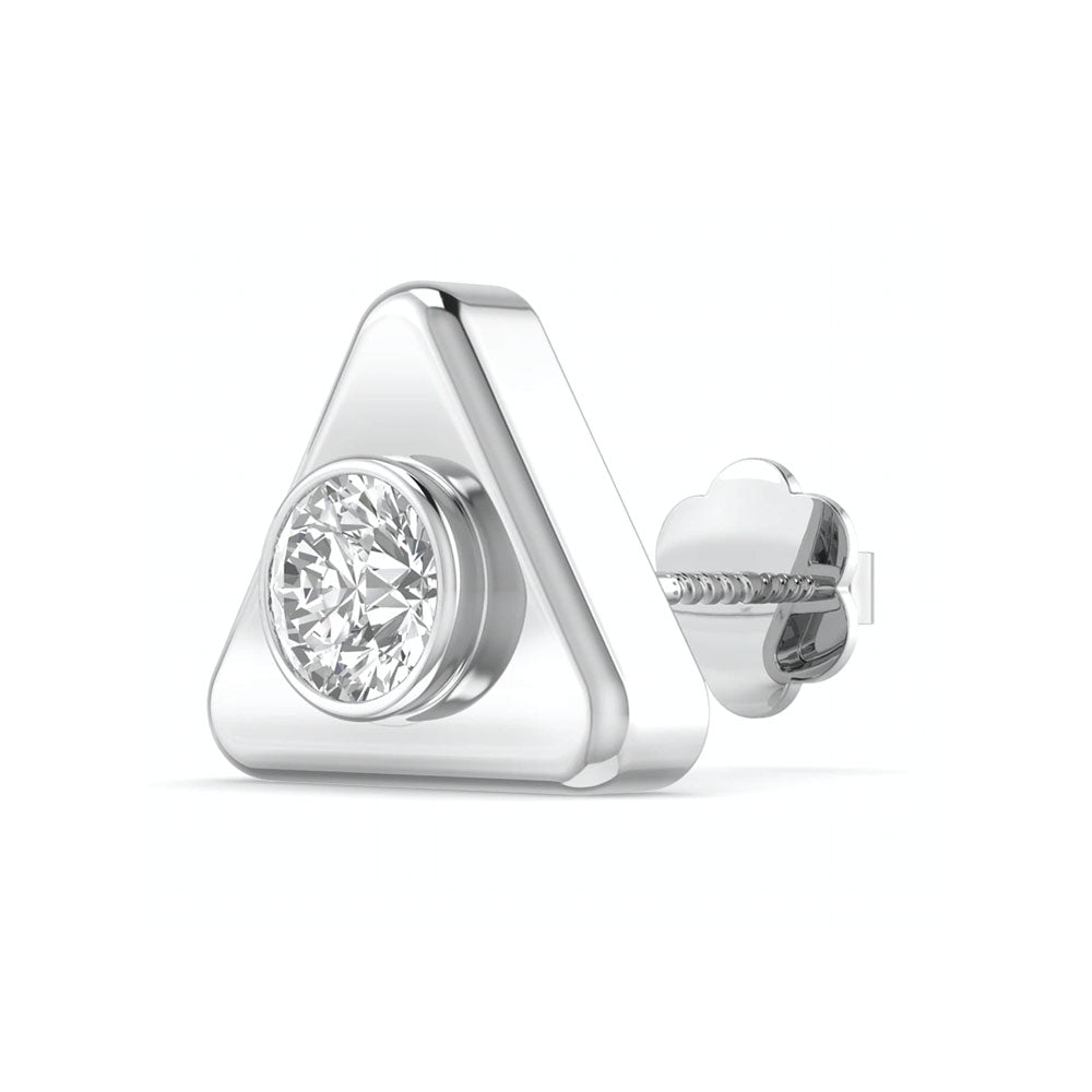 Men's 925 Silver Stud Earrings at Bulk Rate Rs 150/Gram Design 19