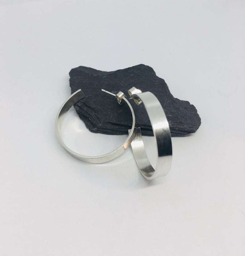 925 Sterling Silver Womens Simple Plane Dangle Earrings Bulk Rate 150/Gram Design-15