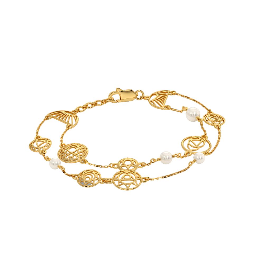 18k Gold Plated Women's Bracelets 925 Sterling Silver Bulk Rate 160/Gram Design-10