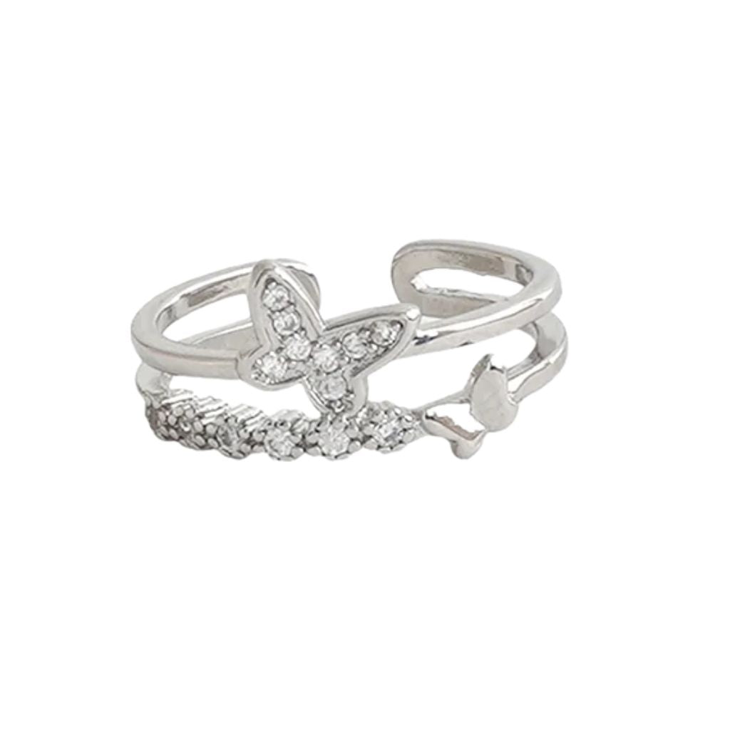 925 Sterling Silver Women's Adjustable Rings Bulk Rate 150/Gram Design-40