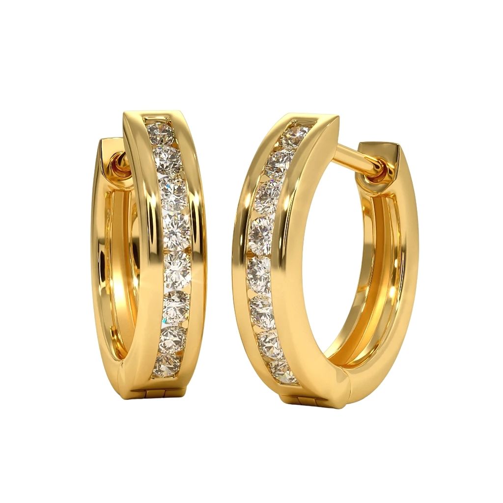18k Gold Plated Women's Earrings 925 Sterling Silver Bulk Rate 160/Gram Design-26