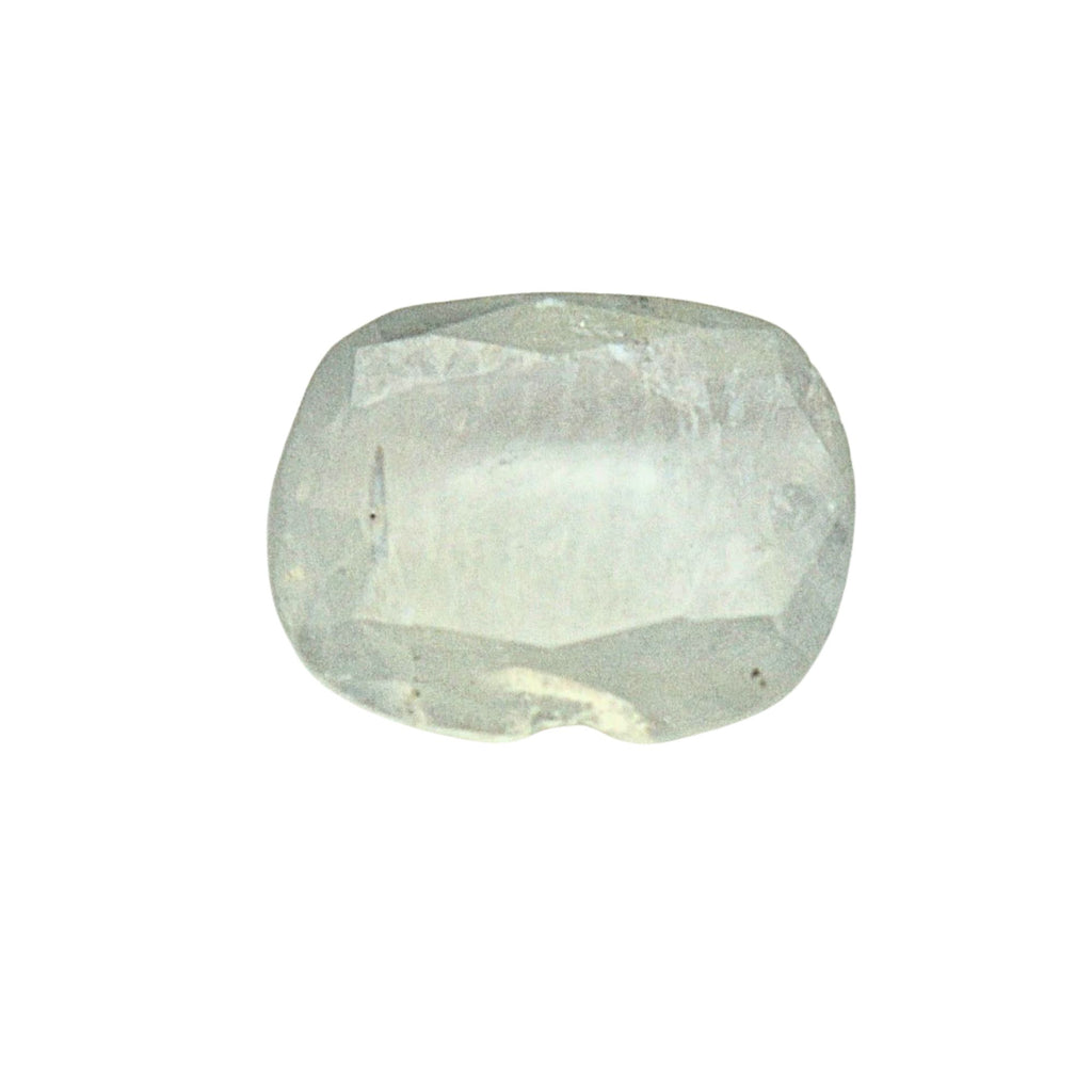 1.6 Carat 1.8 Ratti Certified Natural Ceylon White Sapphire (Safed Pukhraj) Fine Quality Loose Gemstone at Wholesale Rates (Rs 450/Carat)