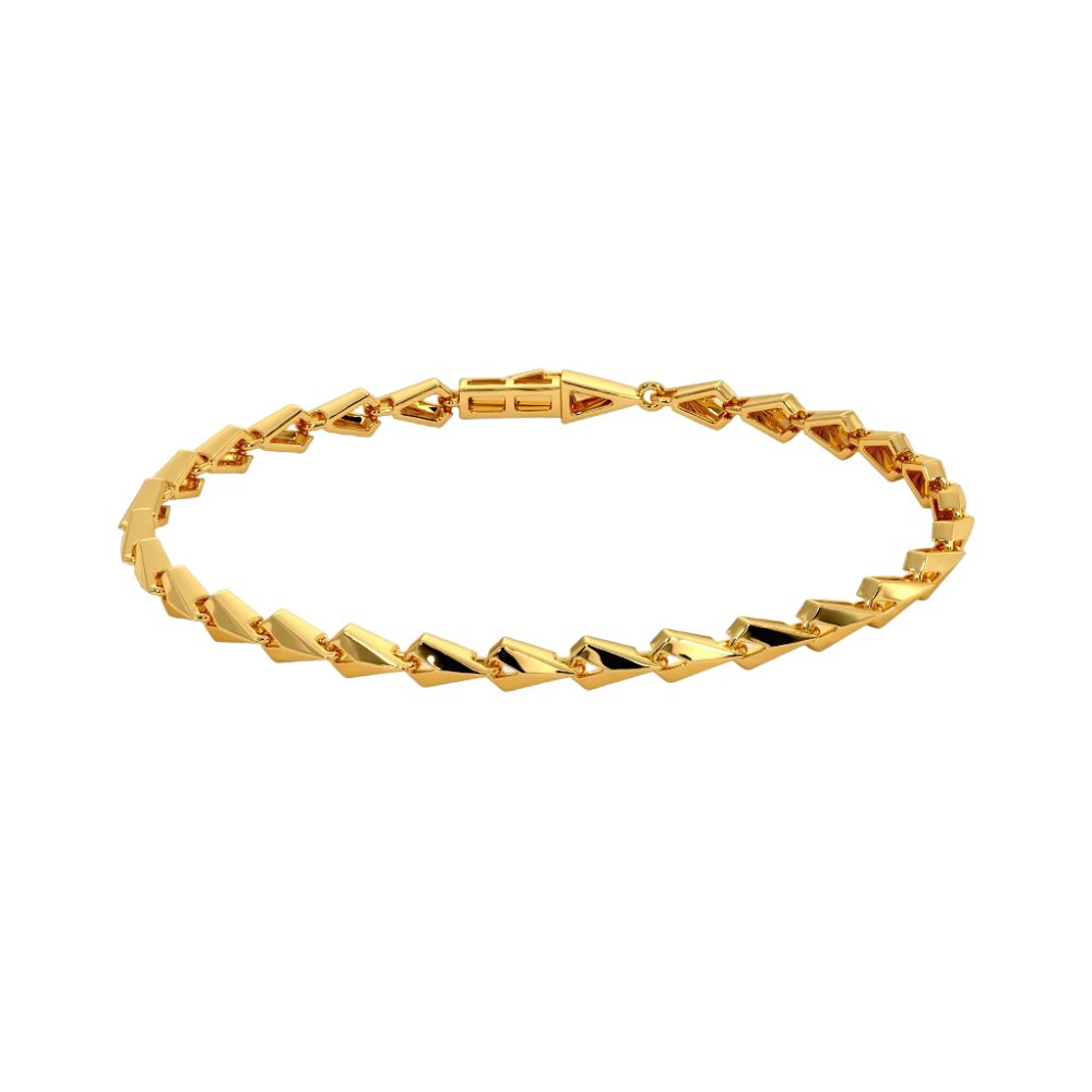 18k Gold Plated Women's Bracelets 925 Sterling Silver Bulk Rate 160/Gram Design-20