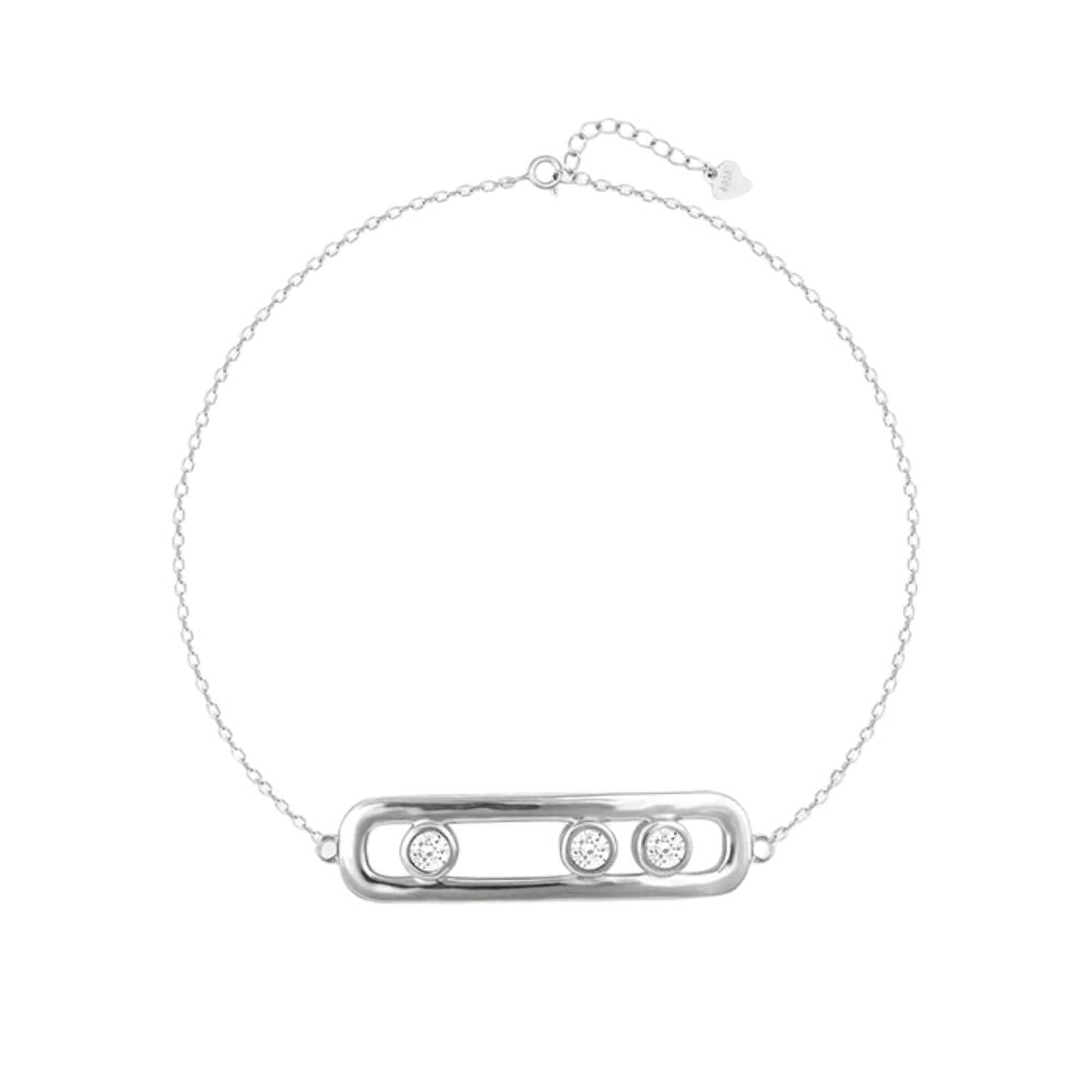 925 Sterling Silver Women's Charm  Bracelet Bulk Rate 150/Gram Design-9