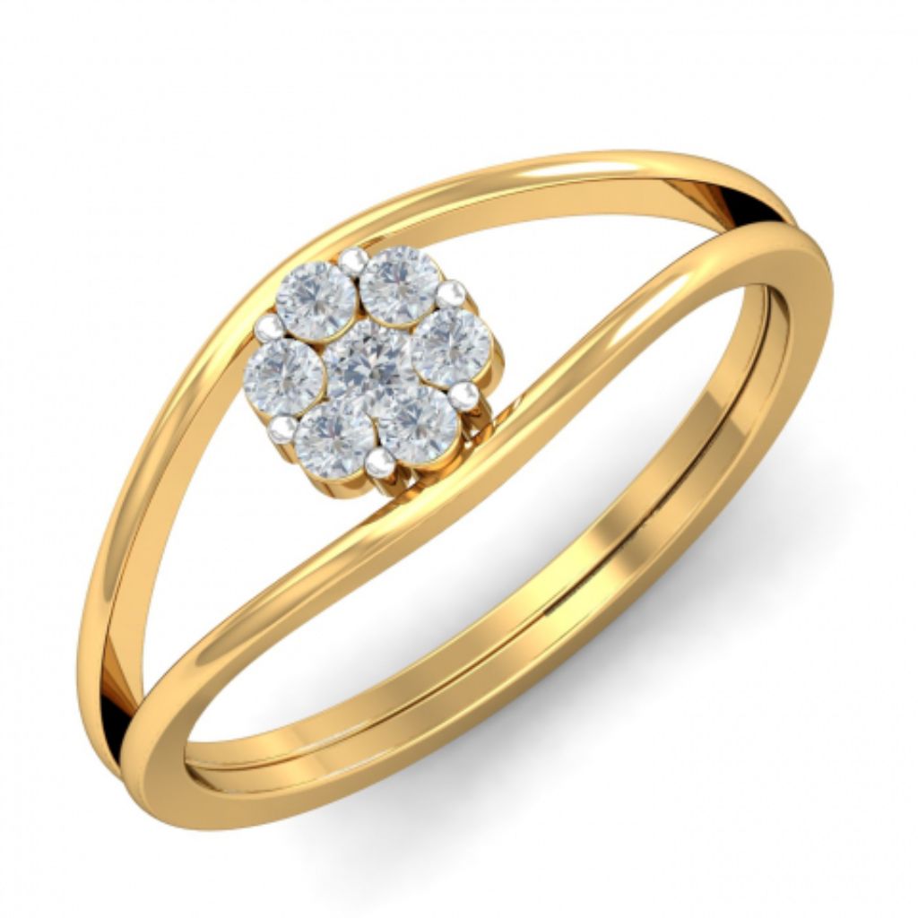18k Gold Plated Women's Rings 925 Sterling Silver Bulk Rate 160/Gram Design-13