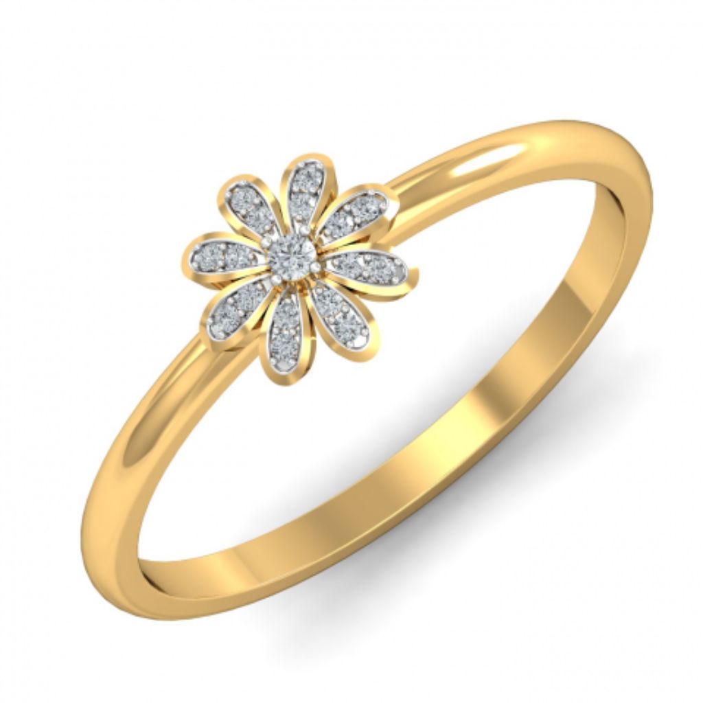 18k Gold Plated Women's Rings 925 Sterling Silver Bulk Rate 160/Gram Design-34