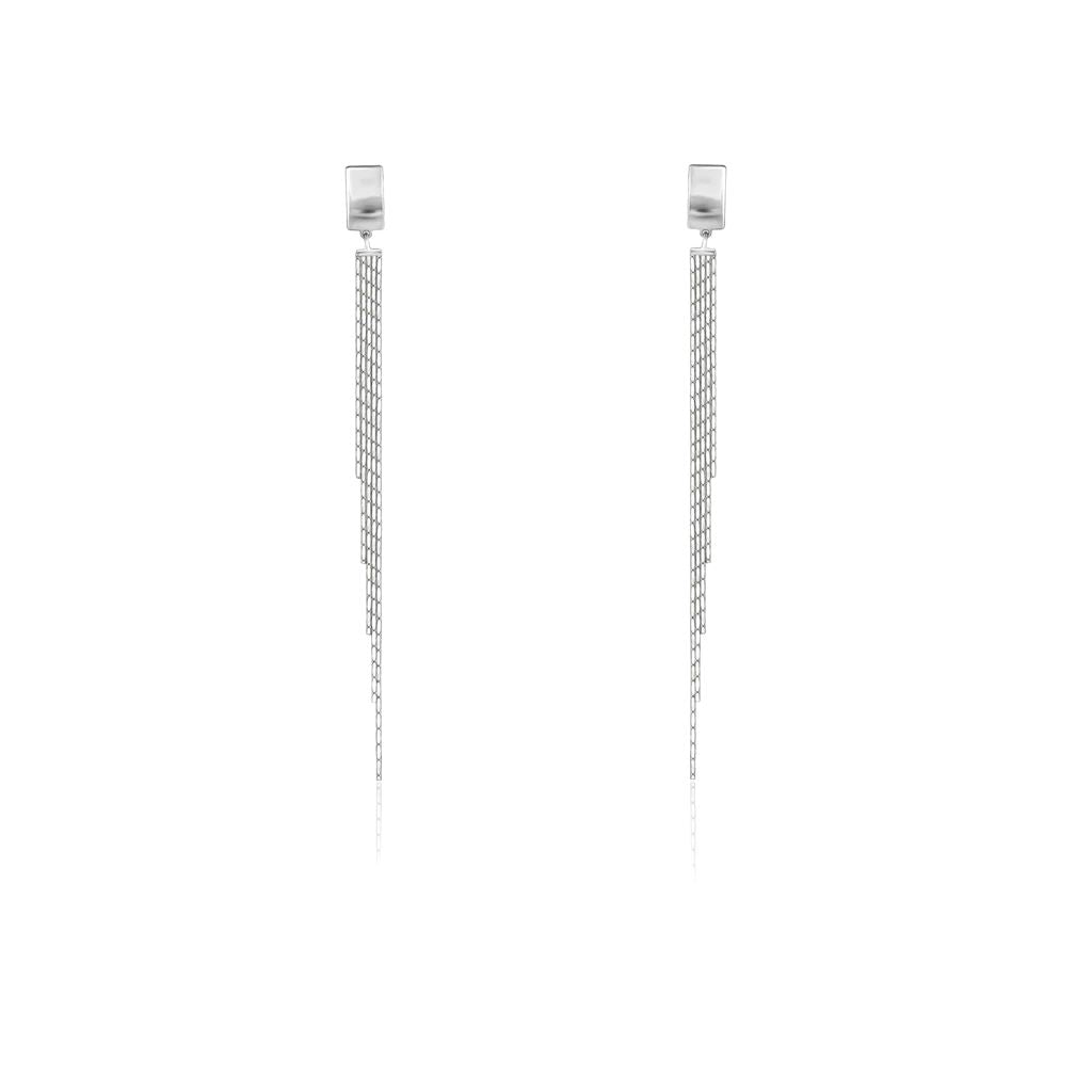 925 Sterling Silver Women's Modern Dangle Earrings Bulk Rate 150/Gram Design-6