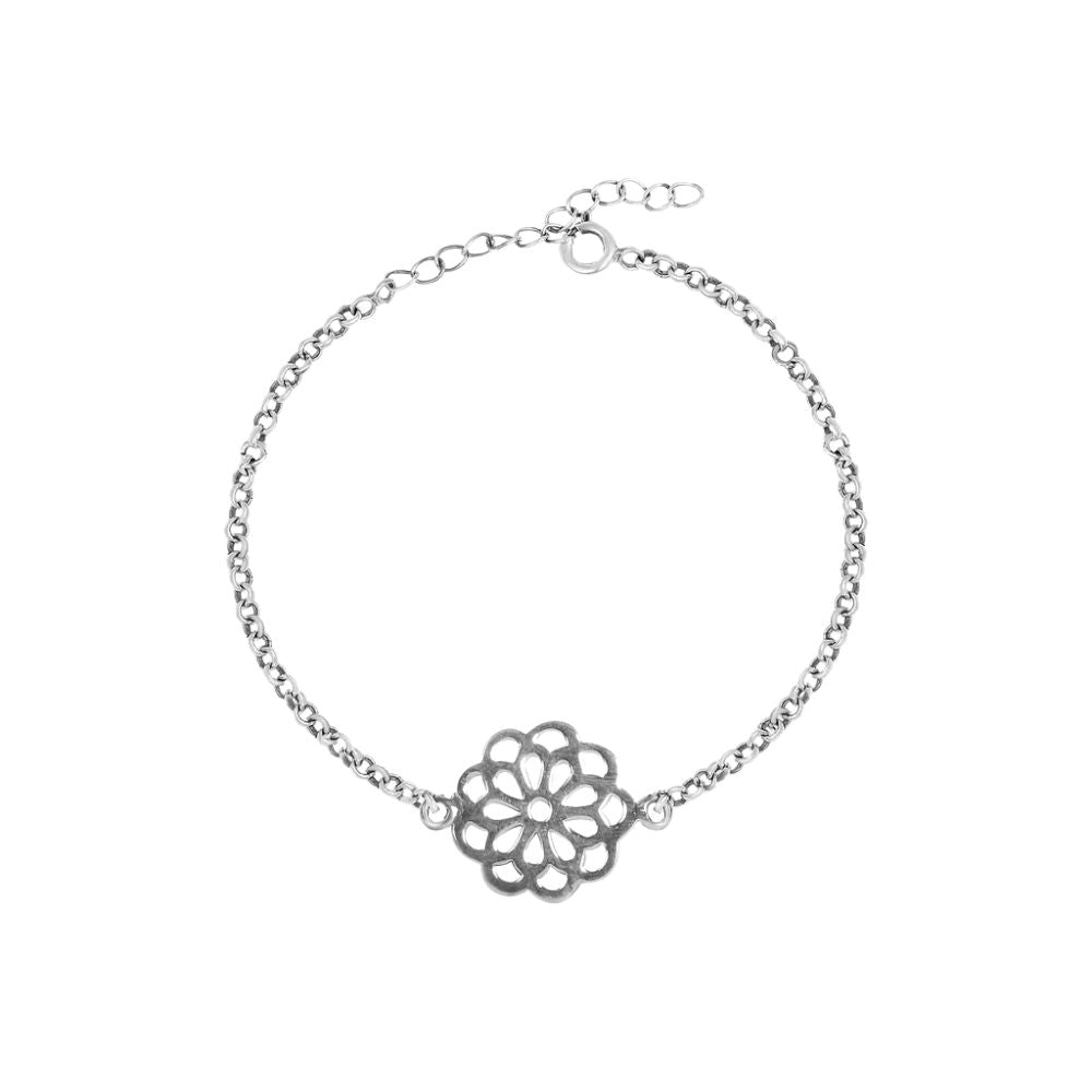 925 Sterling Silver Women's Charm  Bracelet Bulk Rate 150/Gram Design-15