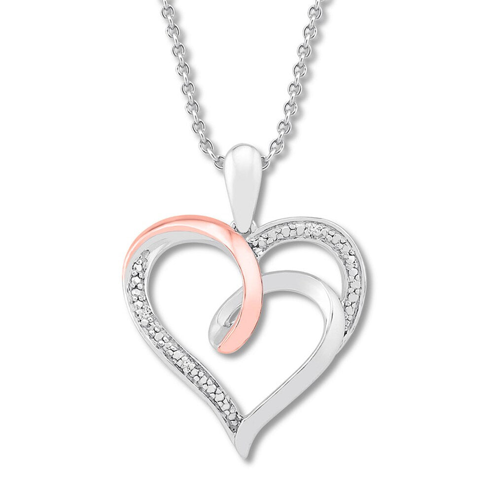 925 Sterling Silver Women's Heart Shape Necklace Bulk Rate 150/Gram Design-28