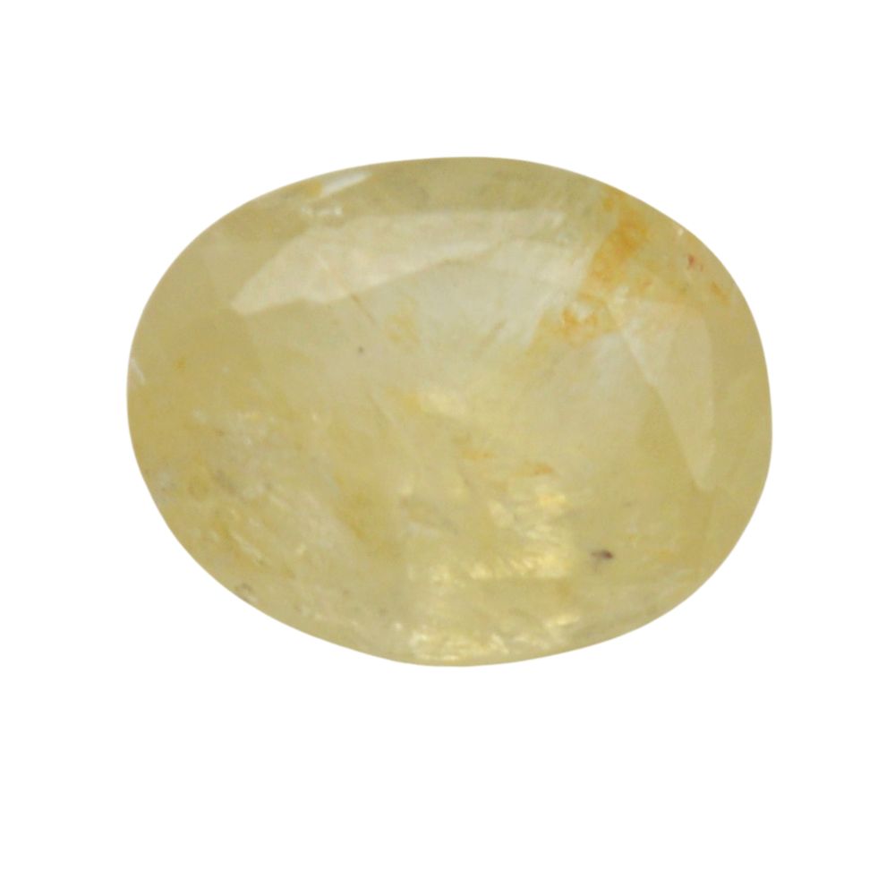 3.6 Carat 4.0 Ratti Certified Natural Ceylon Yellow Sapphire (Pukhraj) Fine Quality Loose Gemstone at Wholesale Rates (Rs 2000/Carat)