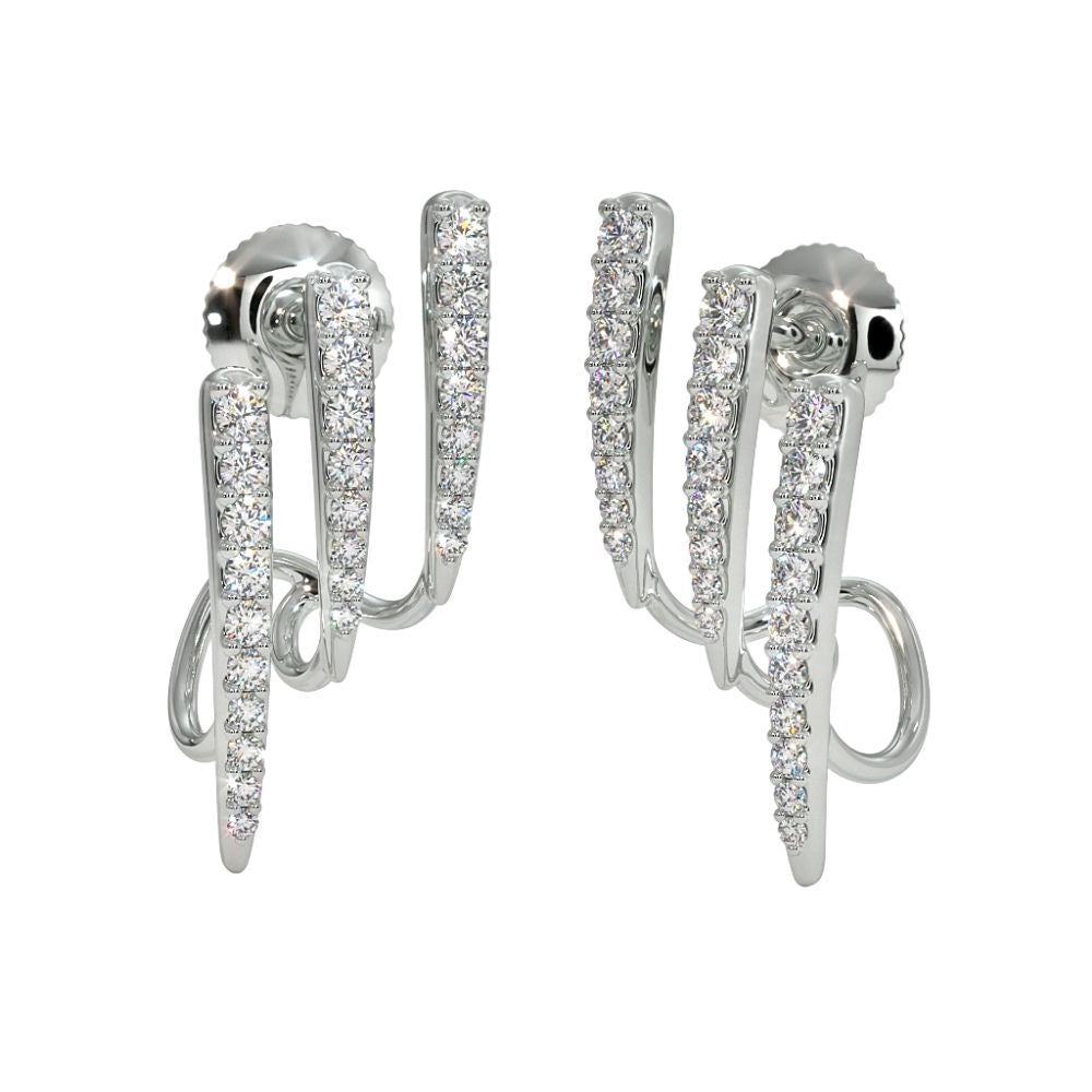 925 Sterling Silver Womens Earrings Bulk Rate 150/Gram Design-26