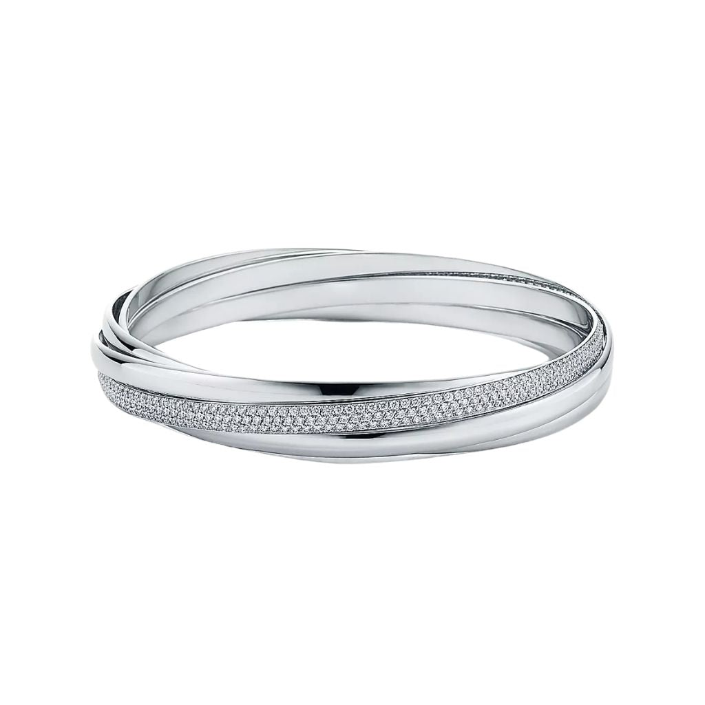 925 Sterling Silver Women's Silver Bangles Bulk Rate 150/Gram Design-4