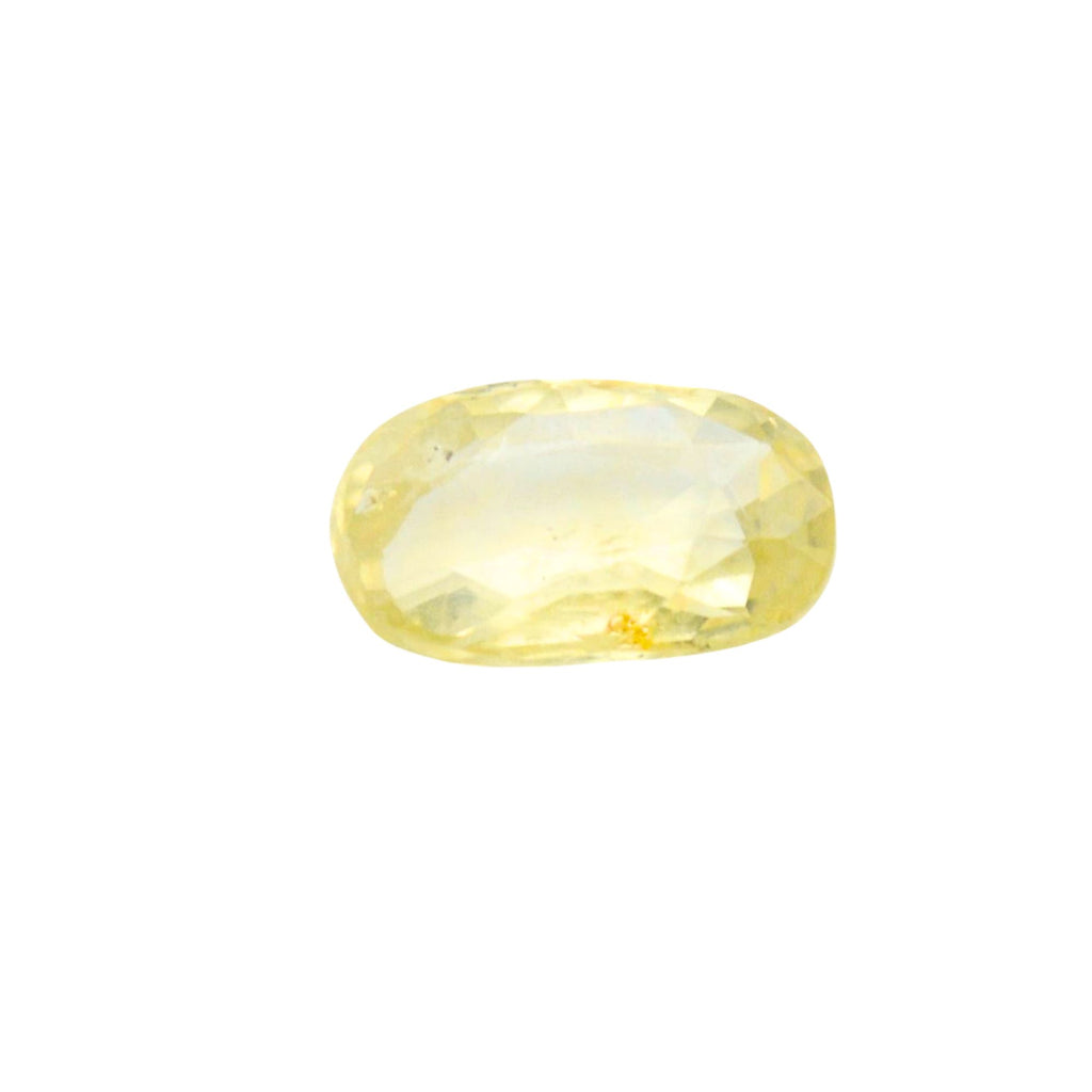 3.1 Carat 3.4 Ratti Certified Natural Ceylon Yellow Sapphire (Pukhraj) Fine Quality Loose Gemstone at Wholesale Rates (Rs 8500/Carat)