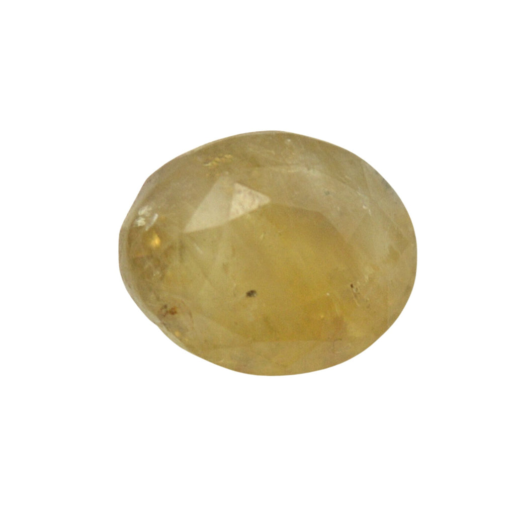 8.6 Ratti 7.7 Carat Certified Natural Ceylon Sri Lanka Yellow Sapphire (Pukhraj) at Wholesale Rate (Rs 800/carat)