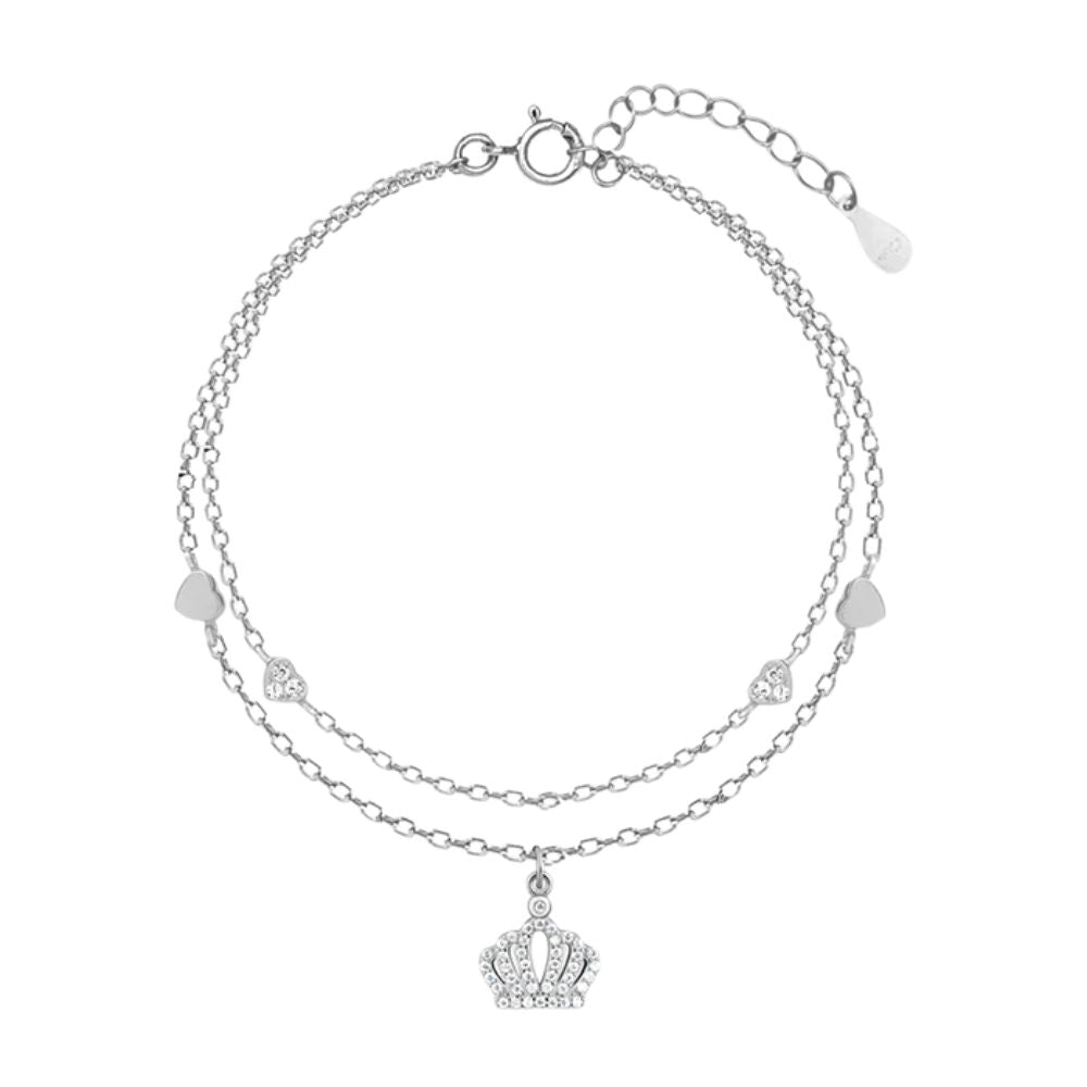 925 Sterling Silver Women's Charm  Bracelet Bulk Rate 150/Gram Design-10