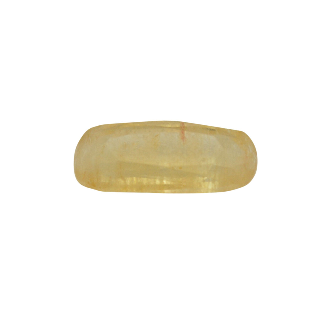 3.3 Carat 3.7 Ratti Certified Natural Ceylon Yellow Sapphire (Pukhraj) Fine Quality Loose Gemstone at Wholesale Rates (Rs 2000/Carat)