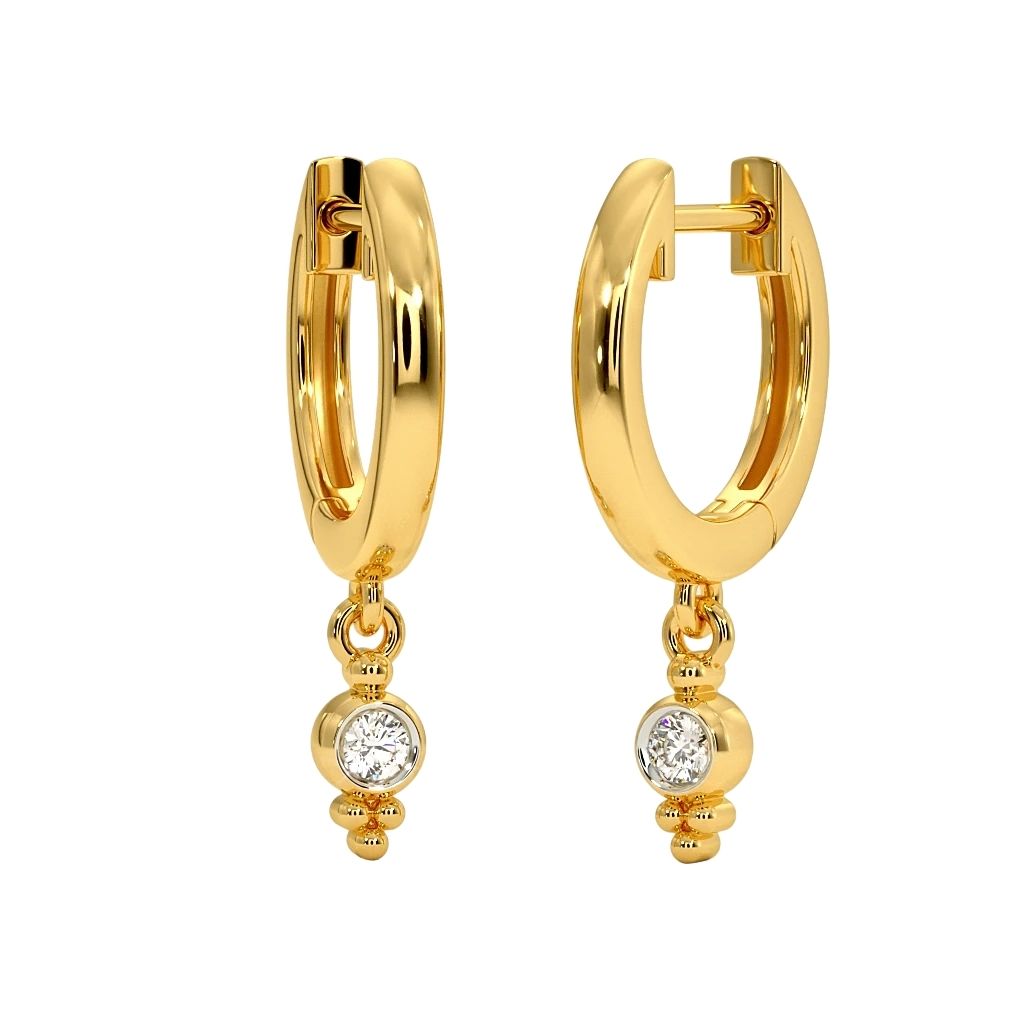 18k Gold Plated Women's Earrings 925 Sterling Silver Bulk Rate 160/Gram Design-5