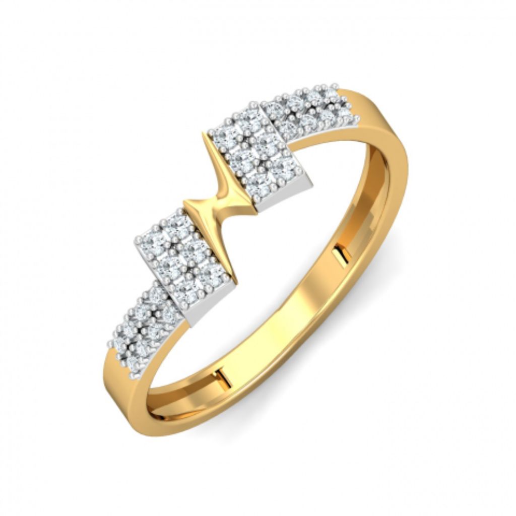 18k Gold Plated Women's Rings 925 Sterling Silver Bulk Rate 160/Gram Design-35