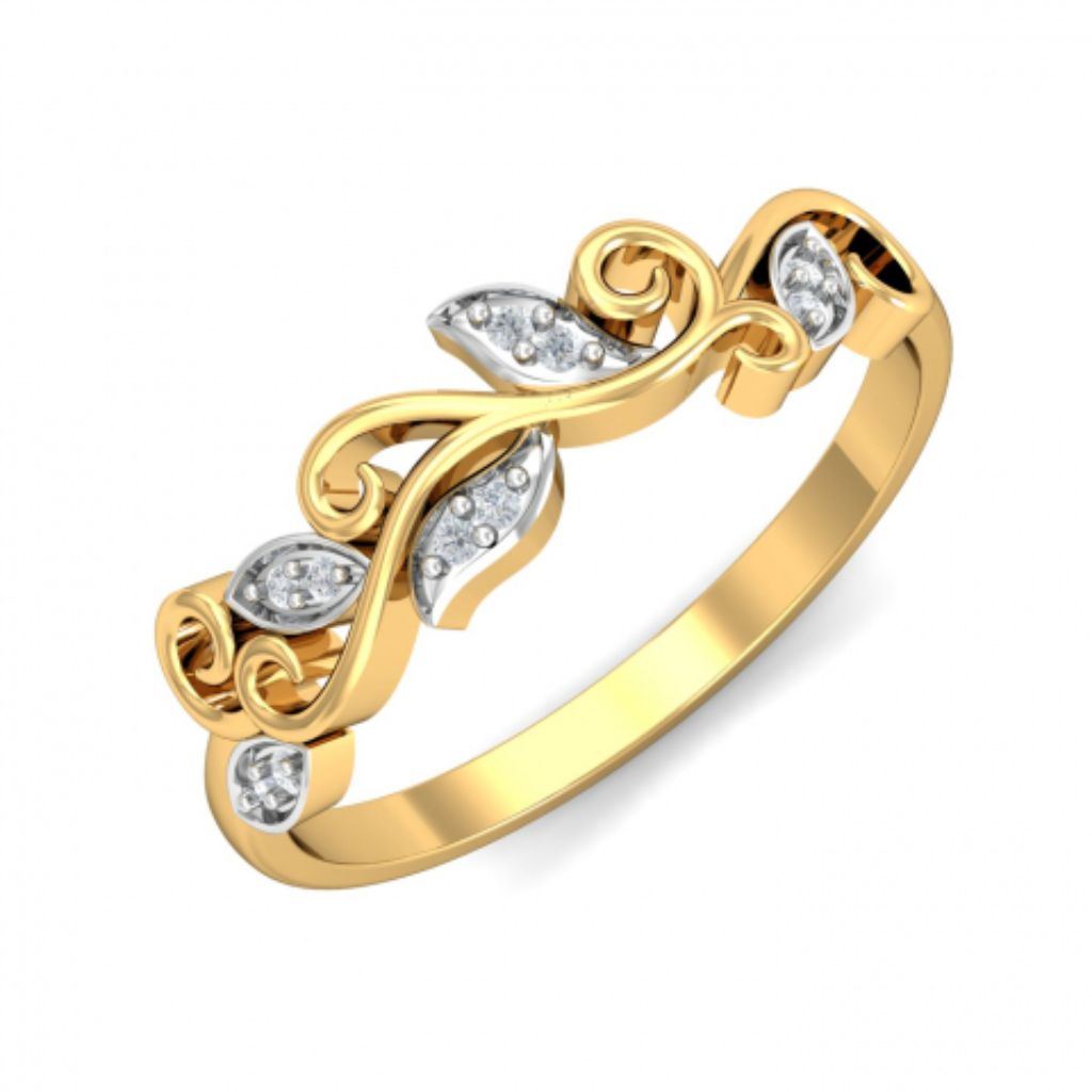 18k Gold Plated Women's Rings 925 Sterling Silver Bulk Rate 160/Gram Design-21