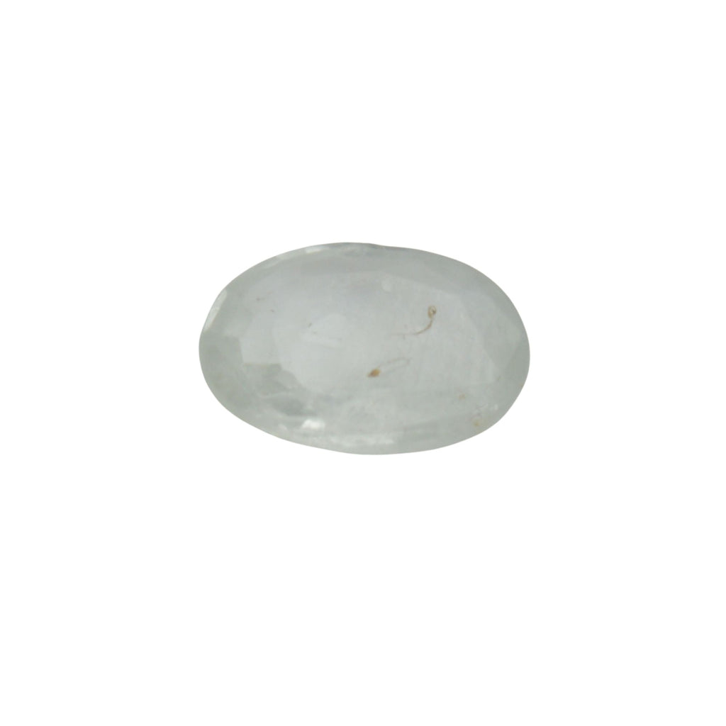 2.1 Ratti 1.9 Carat Certified Natural Ceylon Sri Lanka White Sapphire Loose Gemstone Safed Pukhraj Wholesale Rate ( Rs 650/carat)