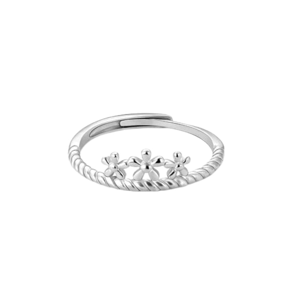 925 Sterling Silver Women's Adjustable Rings Bulk Rate 150/Gram Design-2