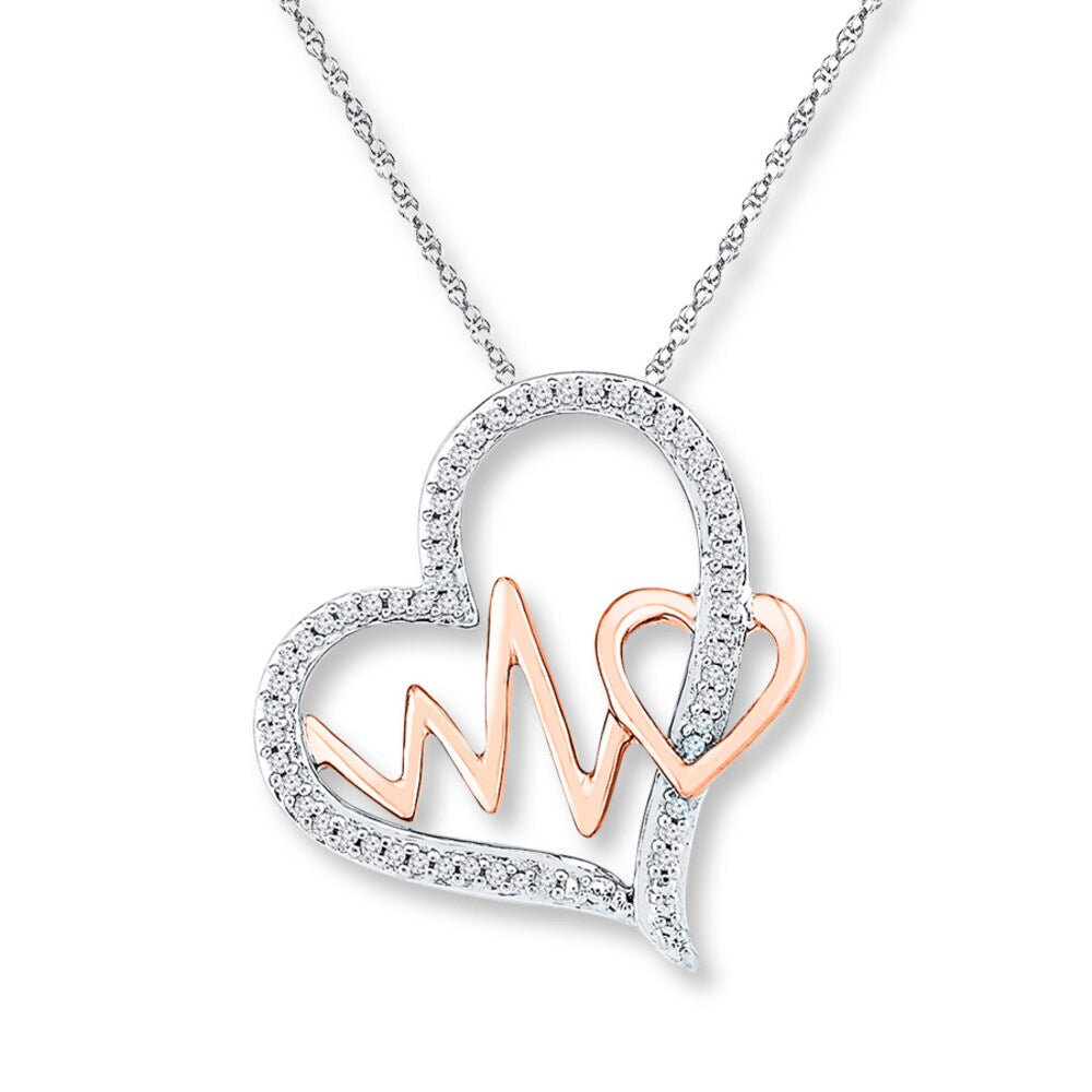 925 Sterling Silver Women's Heart Shape Necklace Bulk Rate 150/Gram Design-4