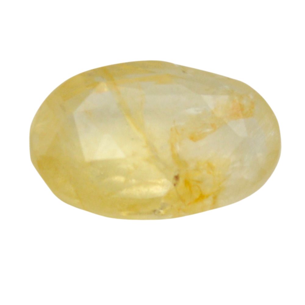 2.9 Carat 3.2 Ratti Certified Natural Ceylon Yellow Sapphire (Pukhraj) Fine Quality Loose Gemstone at Wholesale Rates (Rs 2000/Carat)