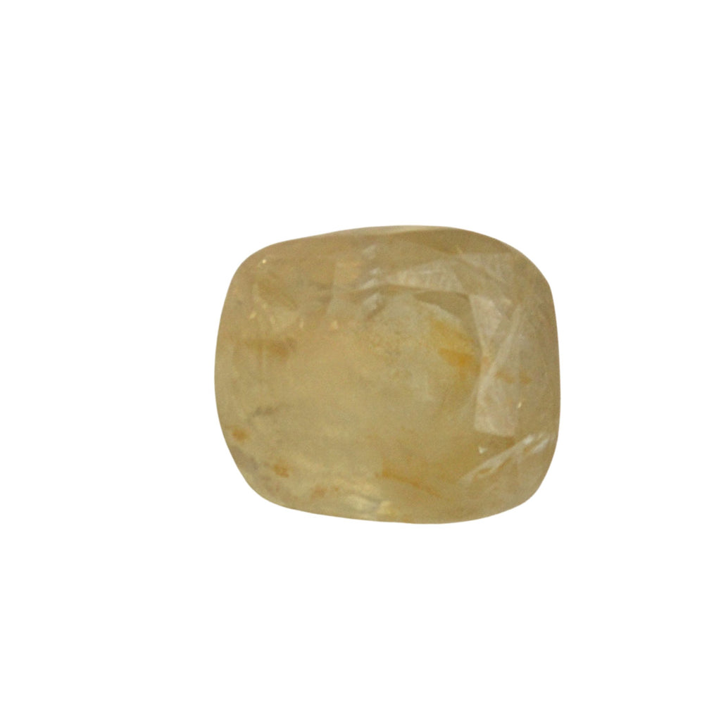 2.7 Carat 3 Ratti Certified Natural Ceylon Yellow Sapphire (Pukhraj) Fine Quality Loose Gemstone at Wholesale Rates (Rs 1500/Carat)