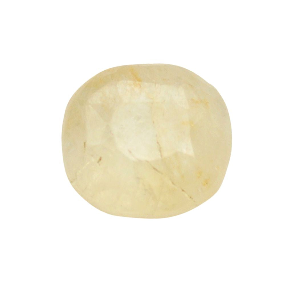 6.33 Ratti 5.7 Carat Certified Natural Ceylon Sri Lanka Yellow Sapphire (Pukhraj) at Wholesale Rate (Rs 850/carat)